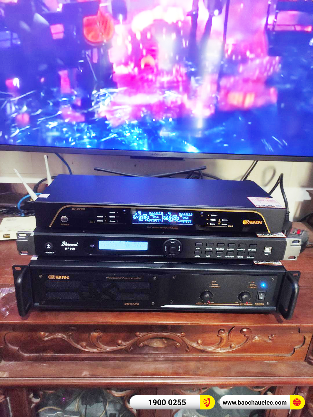 Lắp đặt dàn karaoke Denon hơn 35tr cho anh Ngự tại Nam Định