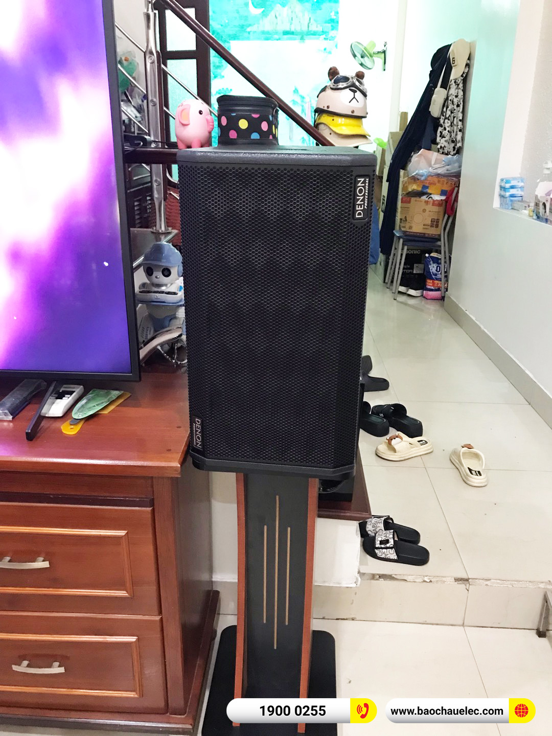 Lắp đặt dàn karaoke Denon hơn 34tr cho anh Phong tại Nam Định