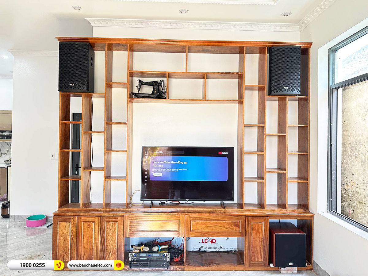 Lắp đặt dàn karaoke Denon hơn 31tr cho anh Thắng tại Hà Nội 