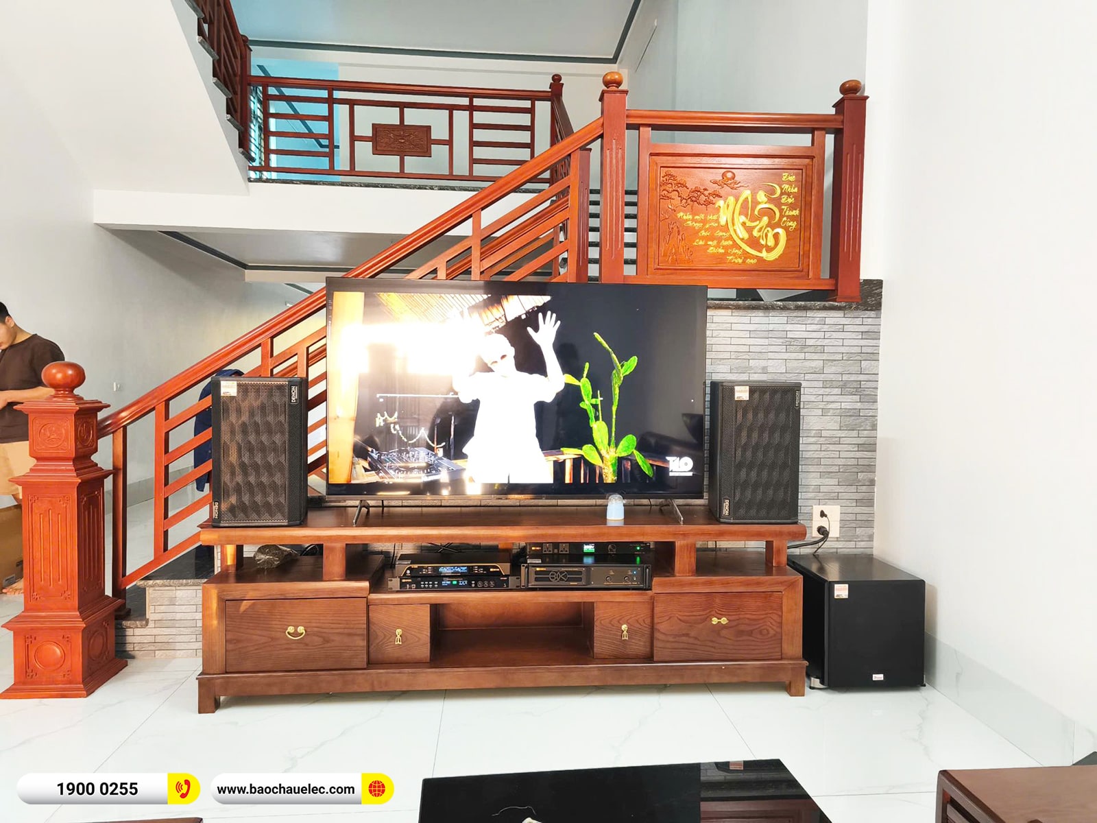 Lắp đặt dàn karaoke Denon gần 41tr cho anh Thuật tại Bắc Giang