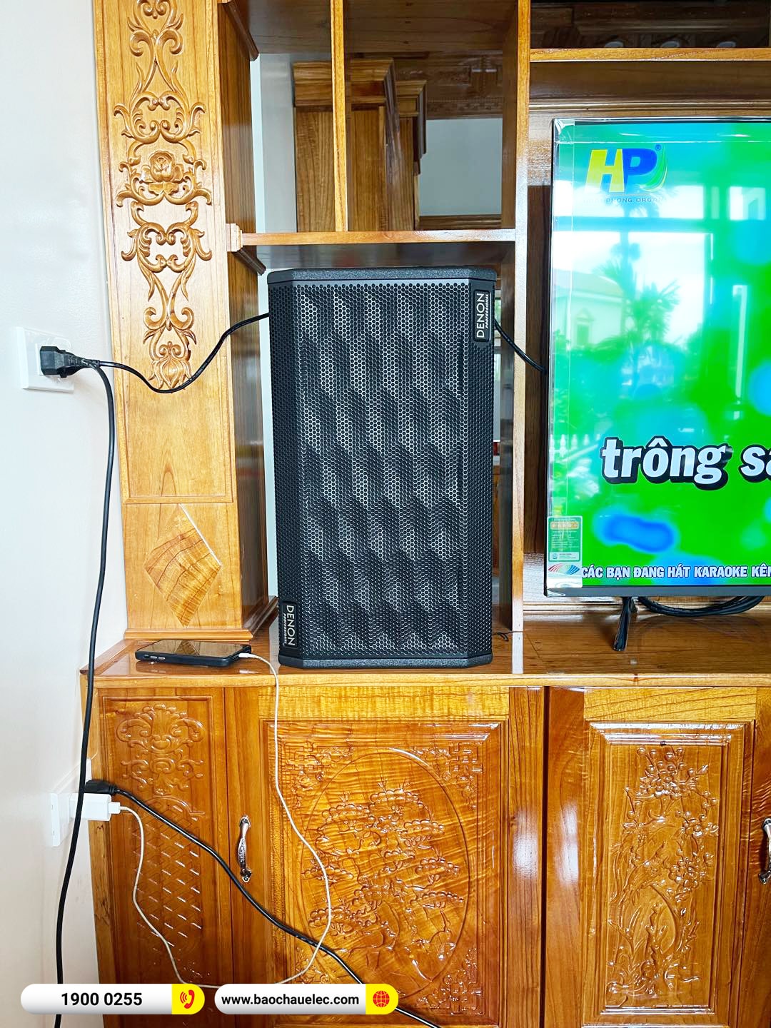 Lắp đặt dàn karaoke Denon hơn 22tr cho anh Tiến tại Phú Thọ