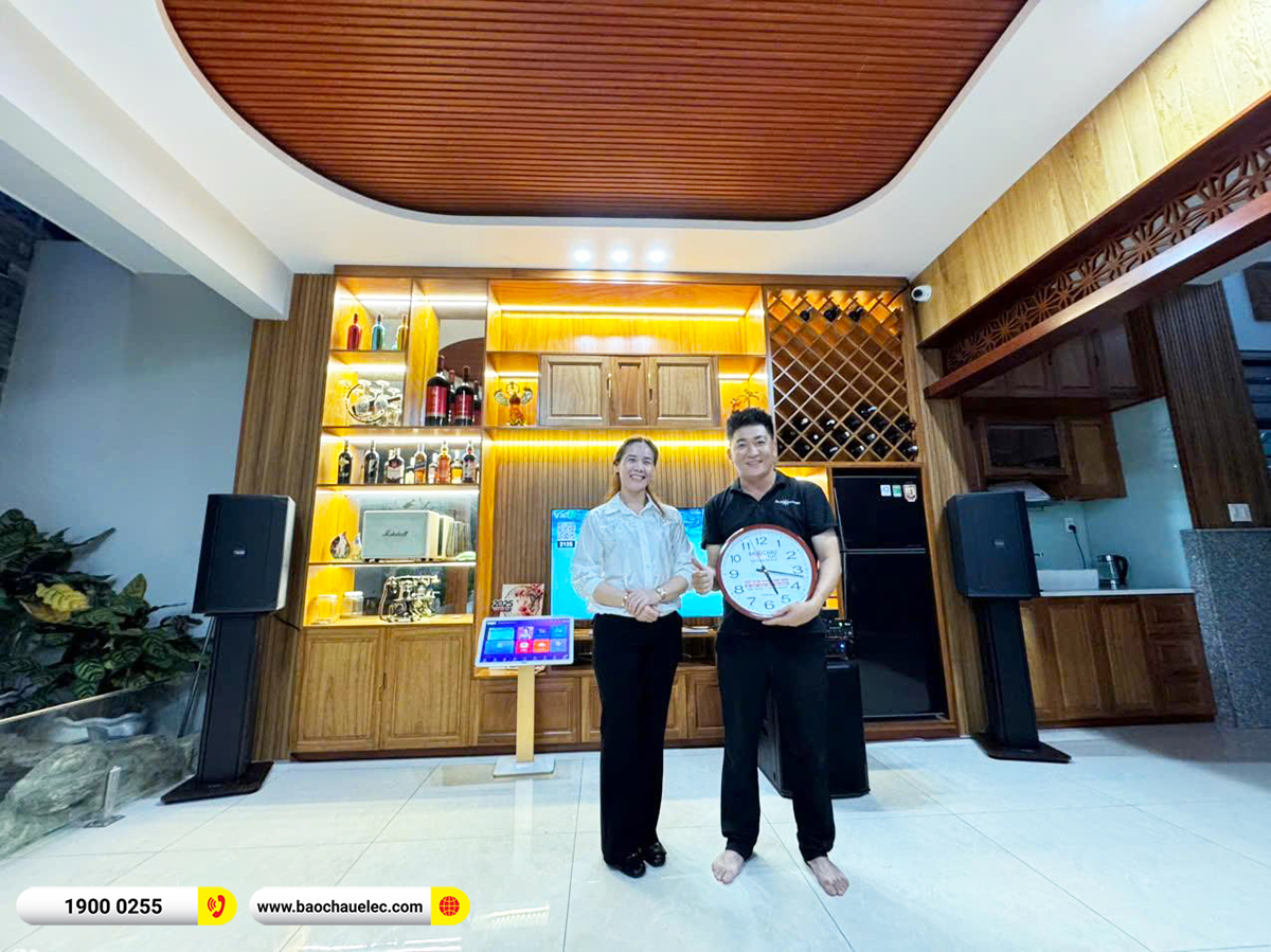 Lắp đặt dàn karaoke Denon hơn 121tr cho anh Trung tại Đồng Nai 