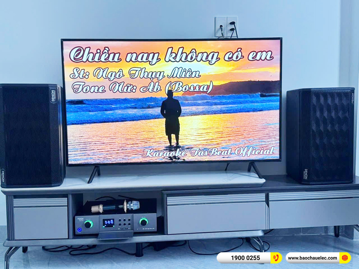 Lắp đặt dàn karaoke Denon hơn 27tr cho anh Trung tại Đồng Nai