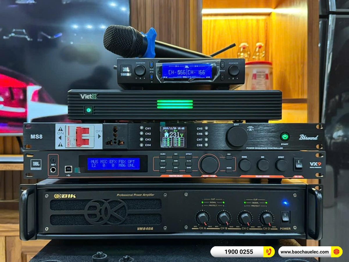 Lắp đặt dàn karaoke Denon hơn 121tr cho anh Trung tại Đồng Nai 