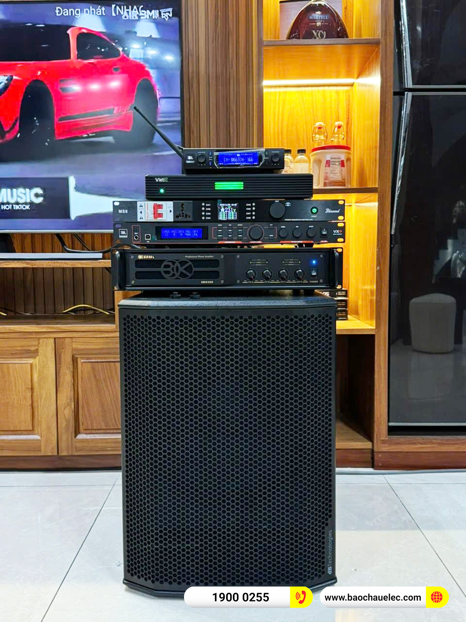 Lắp đặt dàn karaoke Denon hơn 121tr cho anh Trung tại Đồng Nai 