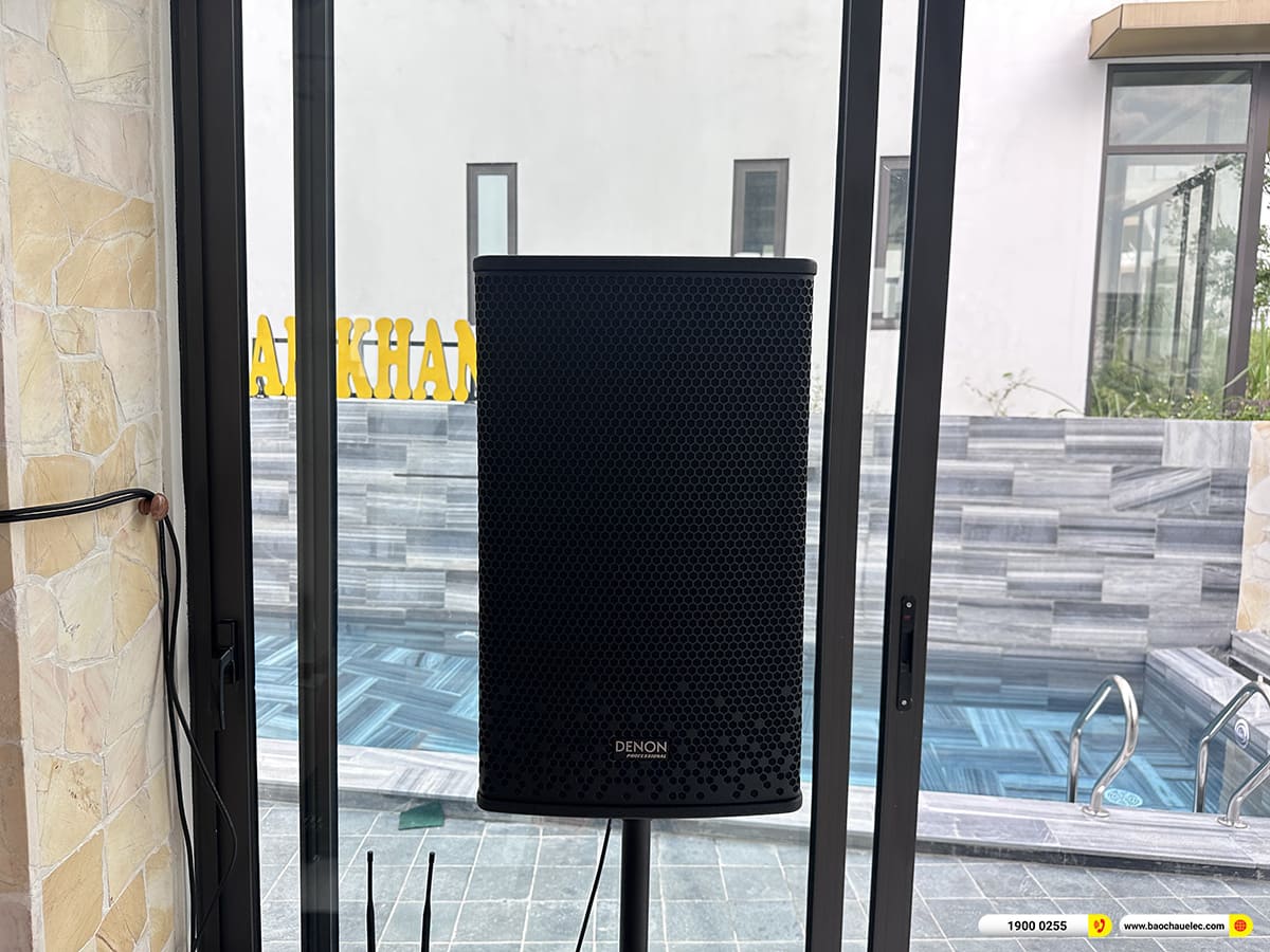Lắp đặt d&agrave;n karaoke Denon hơn 20tr cho chị Huệ tại H&ograve;a B&igrave;nh 