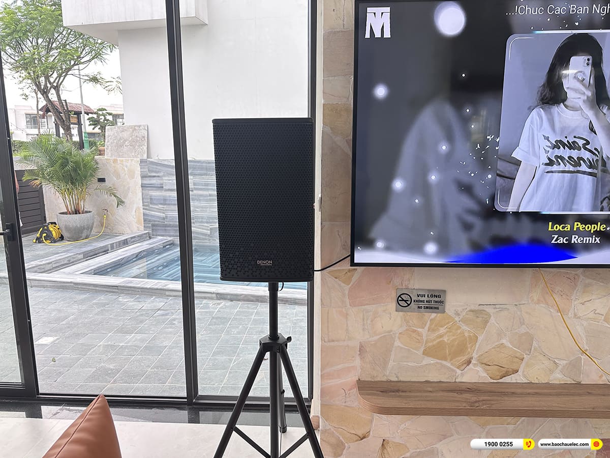 Lắp đặt d&agrave;n karaoke Denon hơn 20tr cho chị Huệ tại H&ograve;a B&igrave;nh 