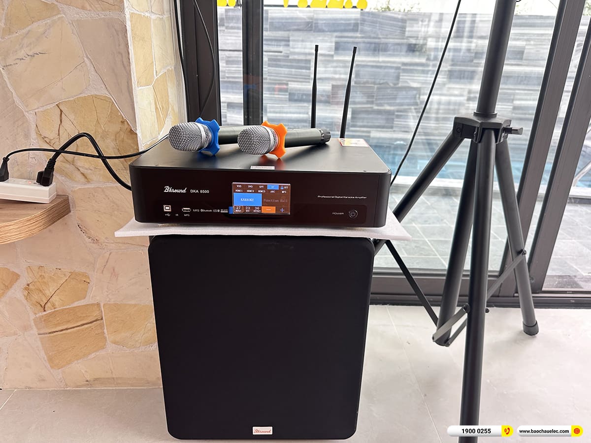 Lắp đặt d&agrave;n karaoke Denon hơn 20tr cho chị Huệ tại H&ograve;a B&igrave;nh 