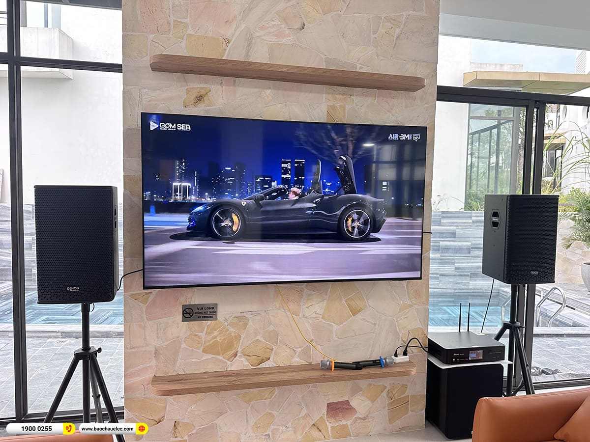 Lắp đặt d&agrave;n karaoke Denon hơn 20tr cho chị Huệ tại H&ograve;a B&igrave;nh 