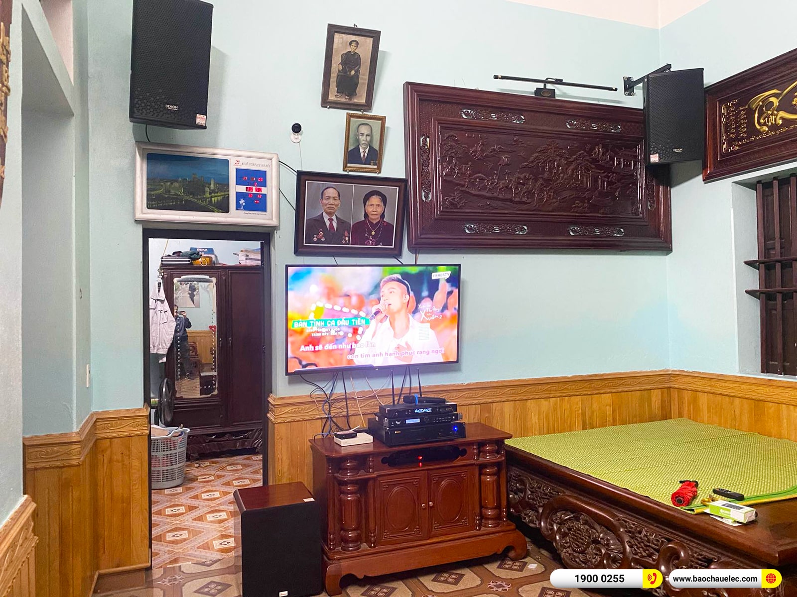 Lắp đặt dàn karaoke Denon hơn 35tr cho chị Tuyết tại Nam Định