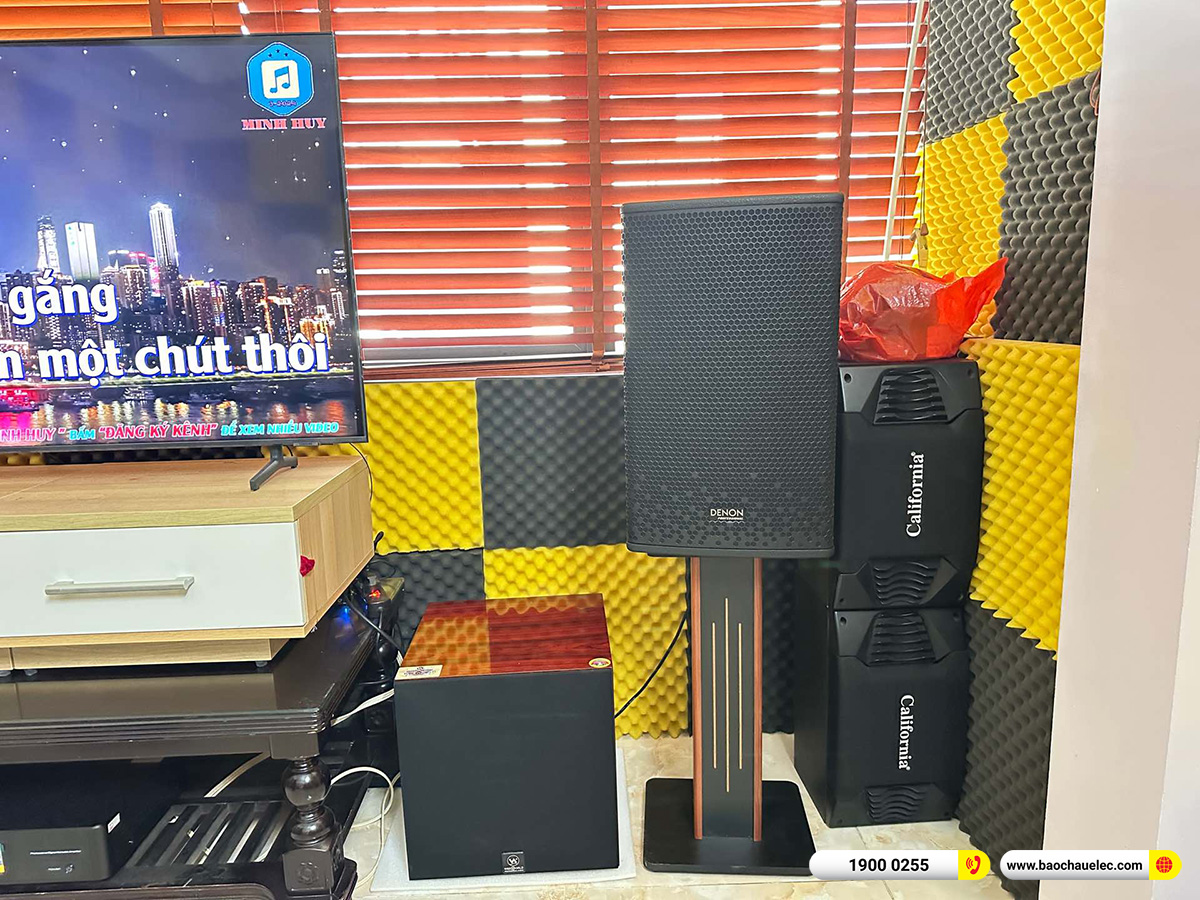 Lắp đặt dàn karaoke Denon hơn 26tr cho chú Bình tại Hà Nội 