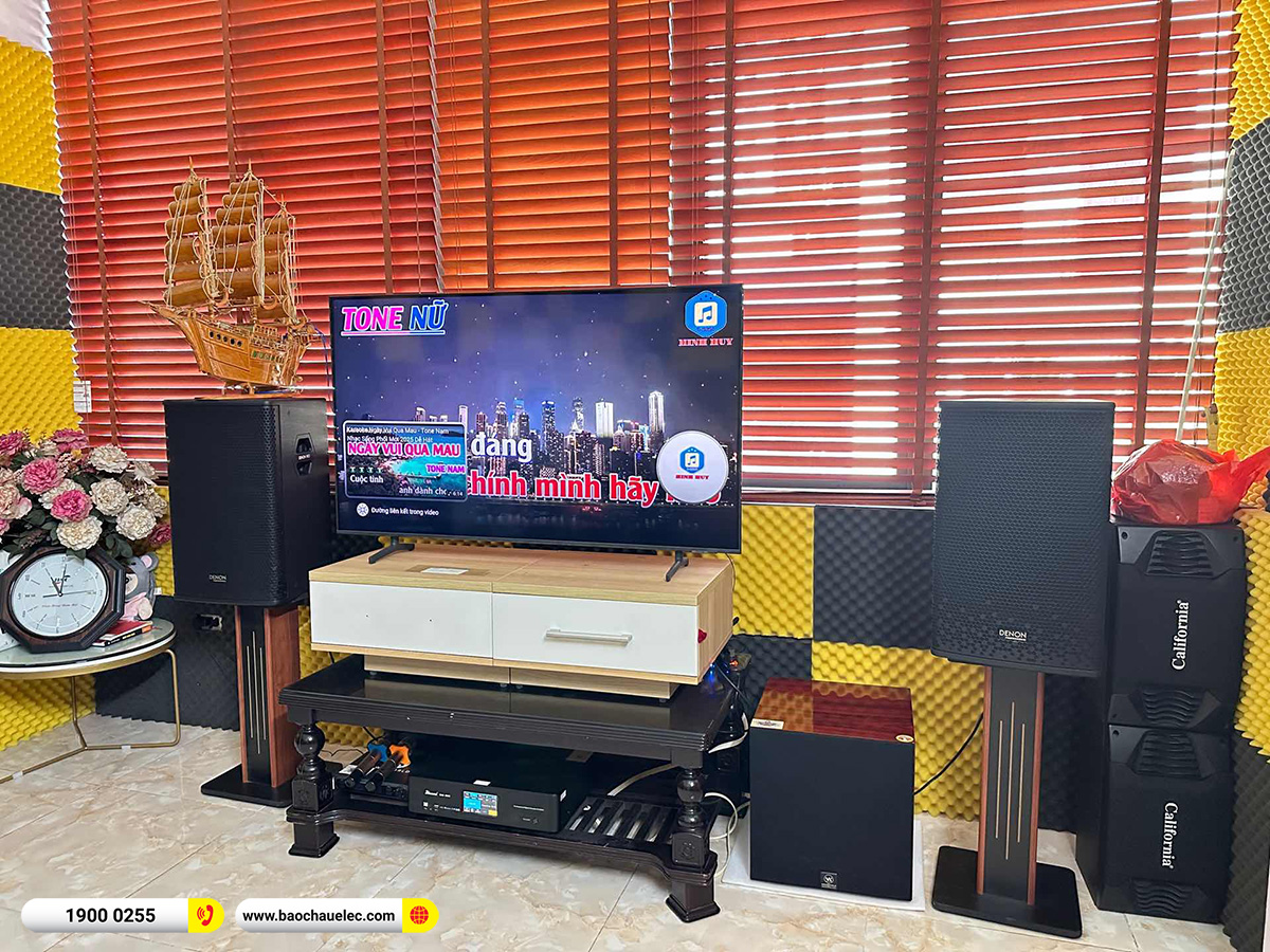 Lắp đặt dàn karaoke Denon hơn 26tr cho chú Bình tại Hà Nội 