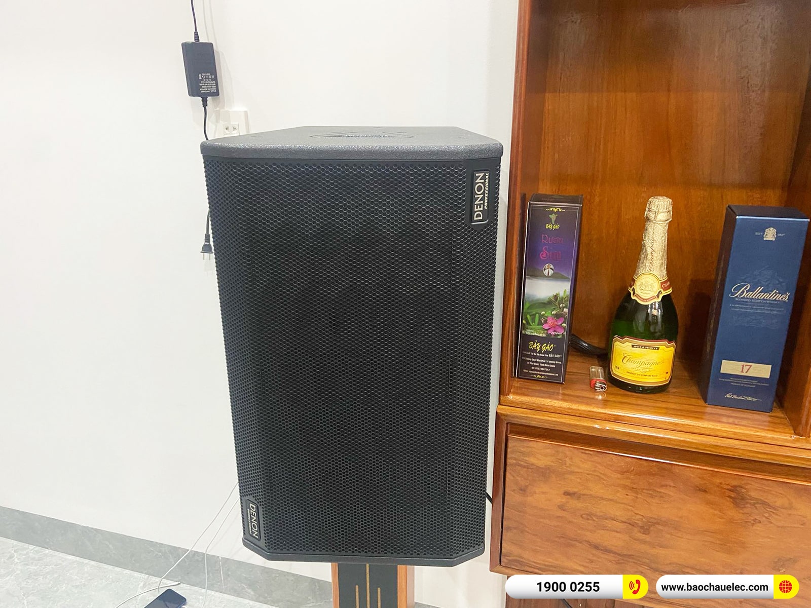 Lắp đặt dàn karaoke Denon hơn 38tr cho cô Hương tại Hải Phòng (Denon DP-R312, VM620A, X6 Luxury, SW715,…)