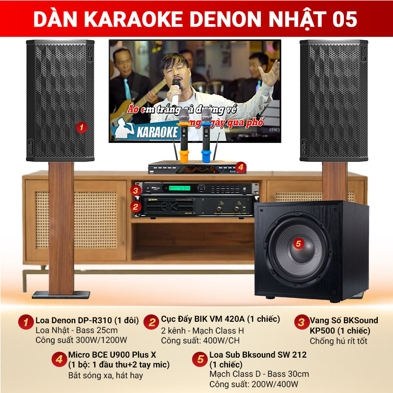 Dàn karaoke Denon Nhật 05