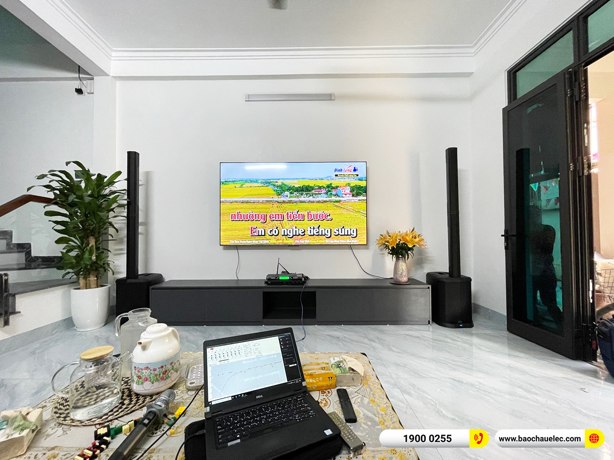 Lắp đặt dàn karaoke di động Alto hơn 40tr cho anh Hương tại Hà Nội