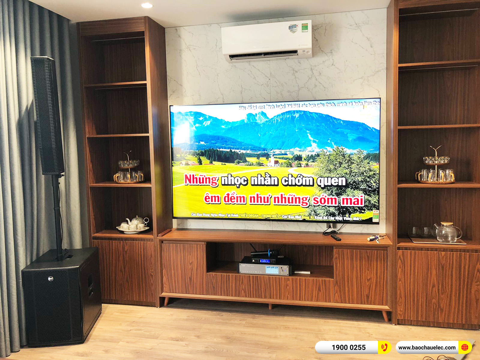 Lắp đặt dàn karaoke di động RCF hơn 90tr cho anh Đại tại Hà Nội