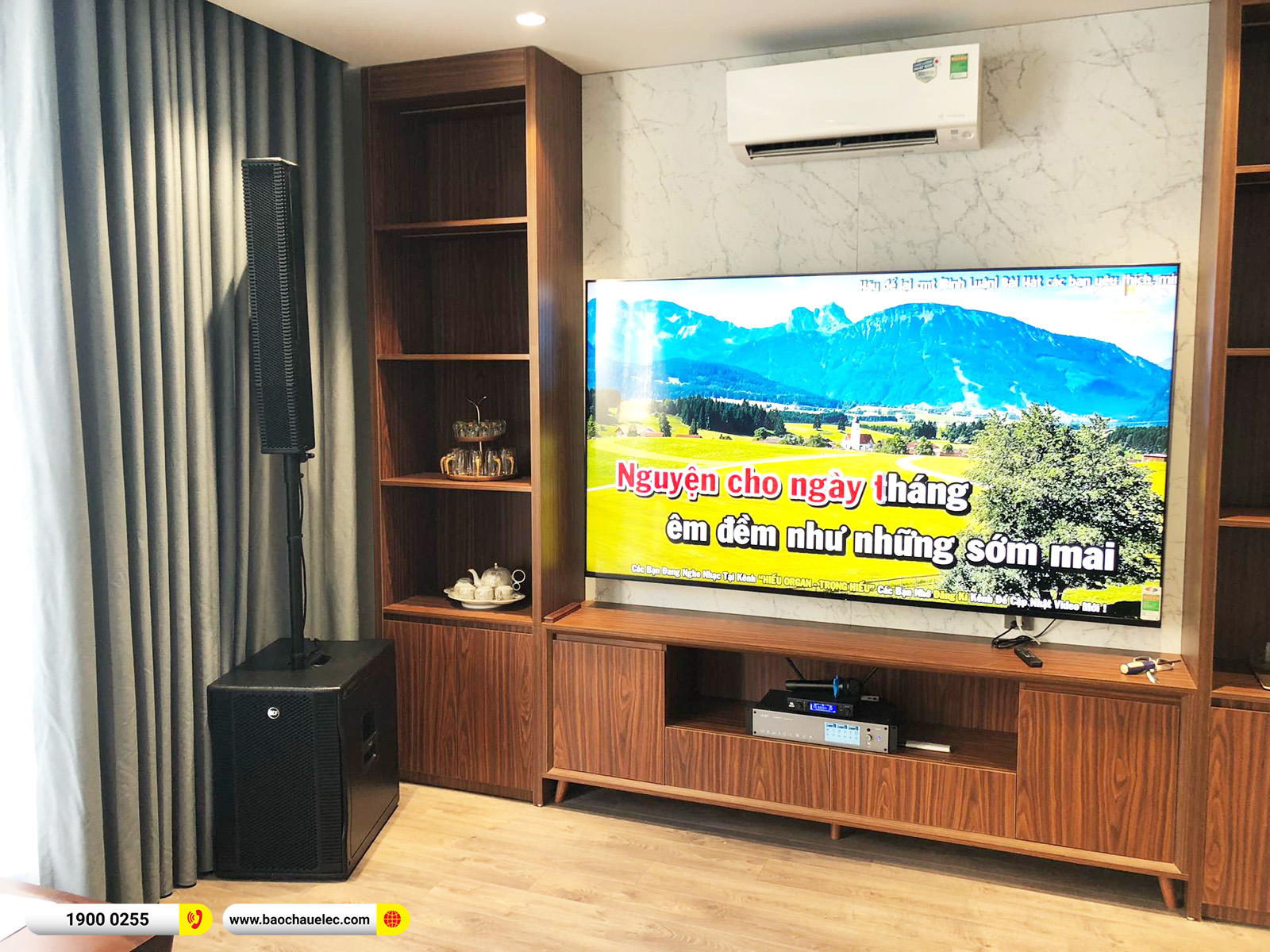 Lắp đặt dàn karaoke di động RCF hơn 90tr cho anh Đại tại Hà Nội