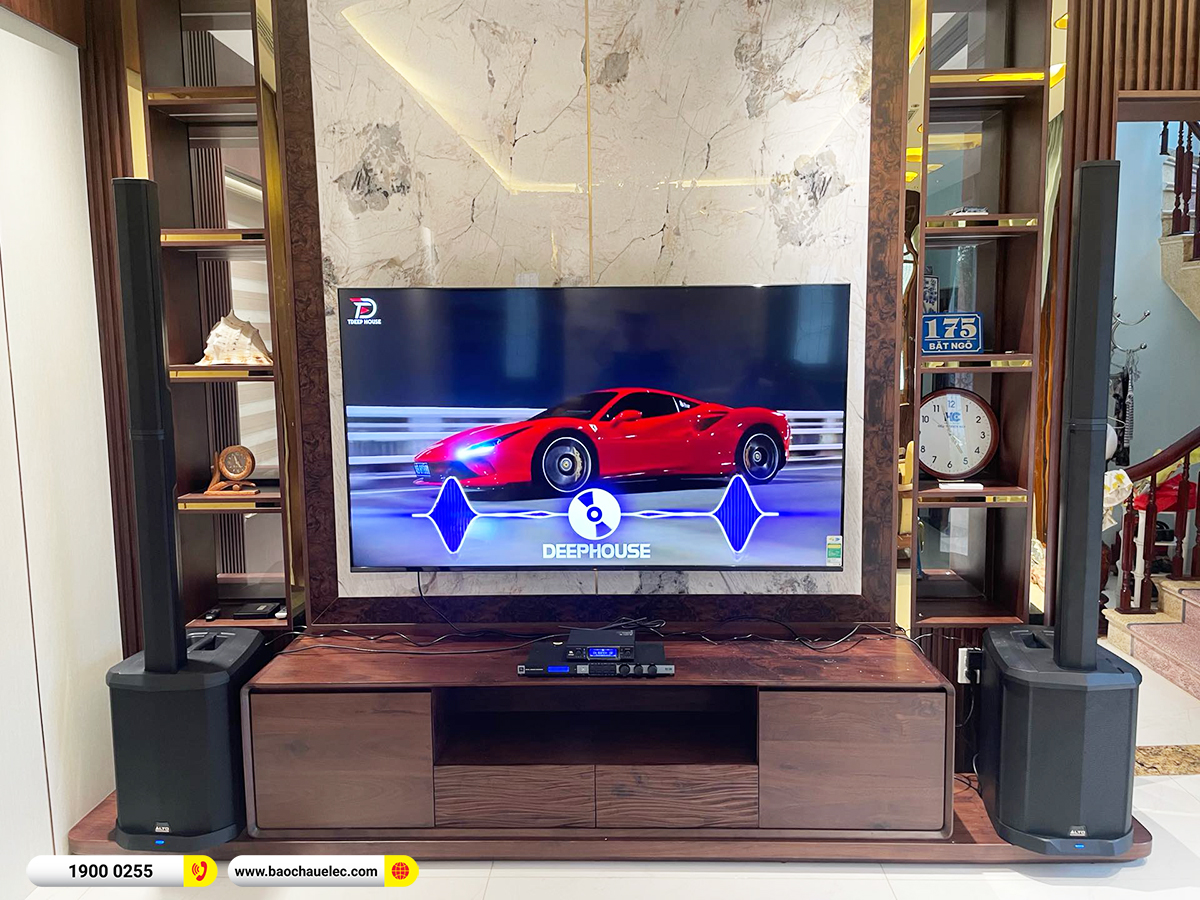 Lắp đặt dàn karaoke di động Alto hơn 45tr cho anh Dũng tại Hà Nội