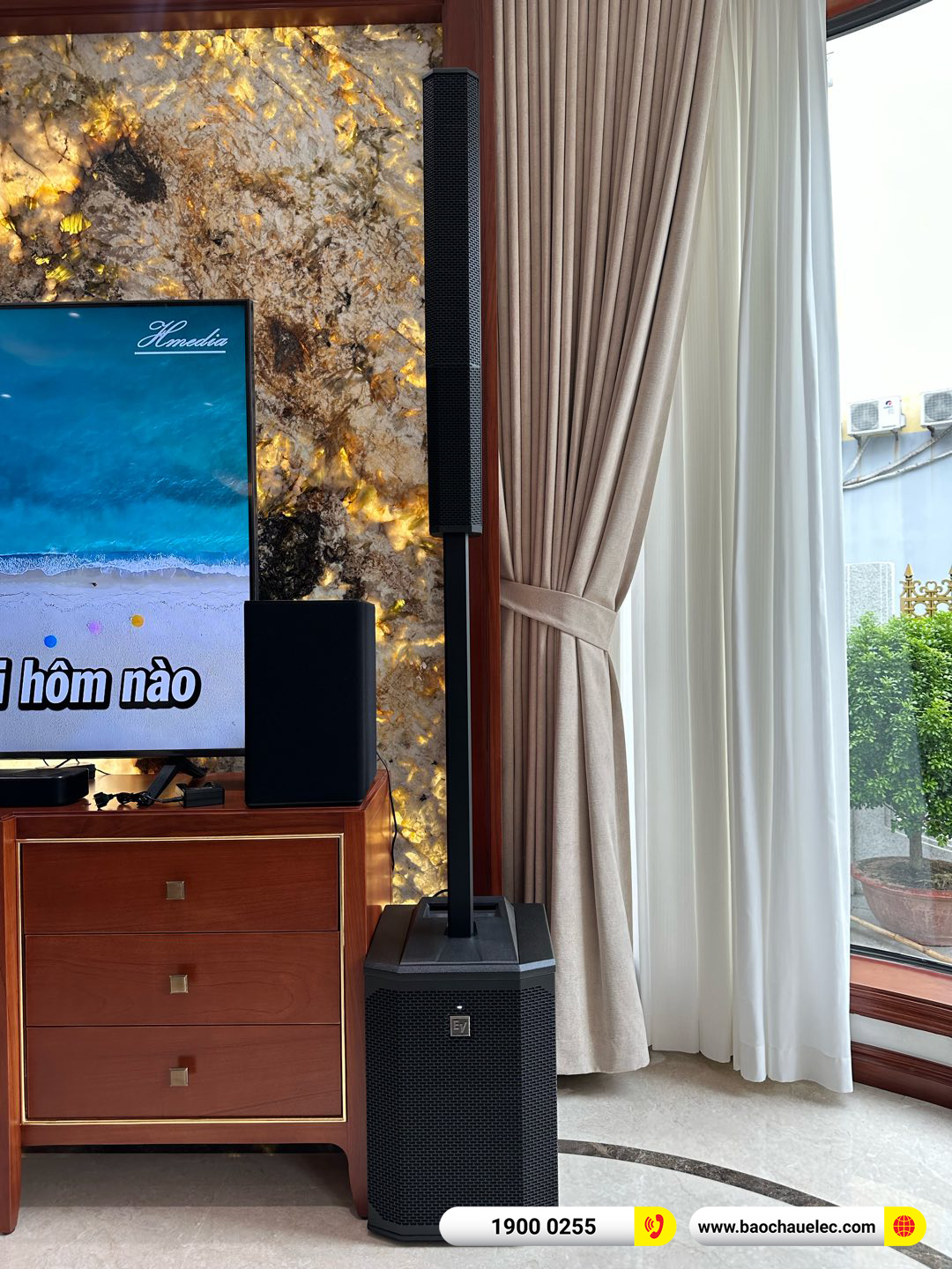 Lắp đặt dàn karaoke di động Electro Voice Evolve hơn 102tr cho anh Tài tại Hà Nội