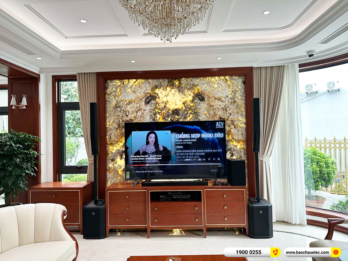Lắp đặt dàn karaoke di động Electro Voice Evolve hơn 102tr cho anh Tài tại Hà Nội