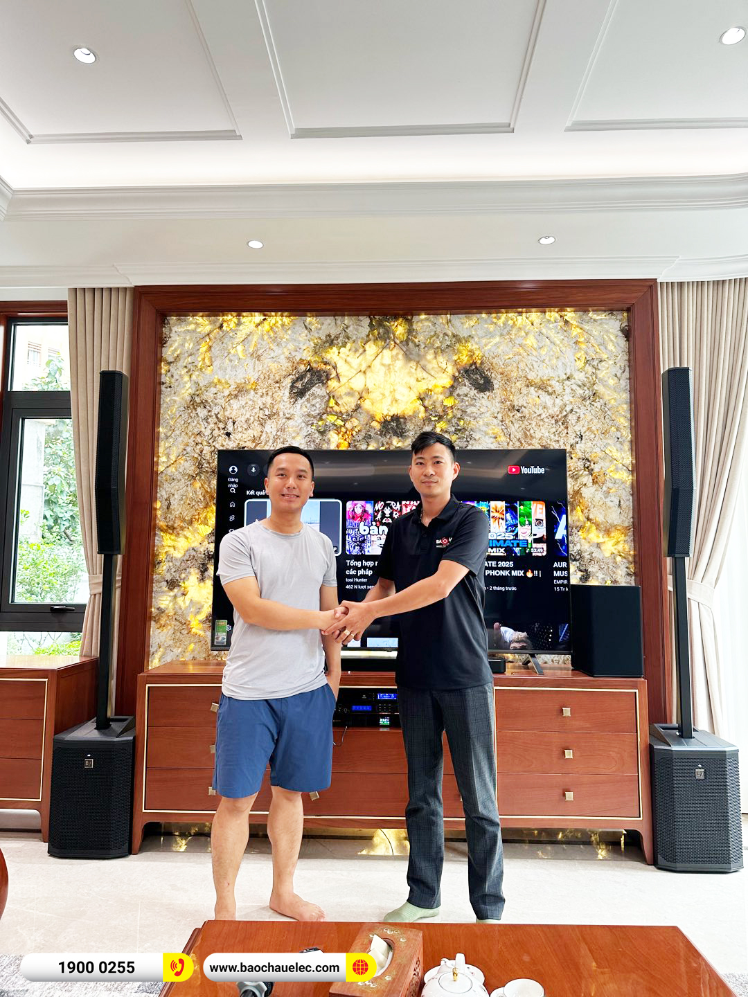 Lắp đặt dàn karaoke di động Electro Voice Evolve hơn 102tr cho anh Tài tại Hà Nội
