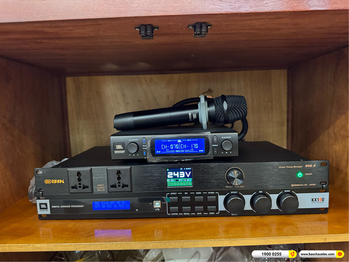 Lắp đặt d&agrave;n karaoke di động Bose hơn 200tr cho anh H&ograve;a tại Bắc Ninh 