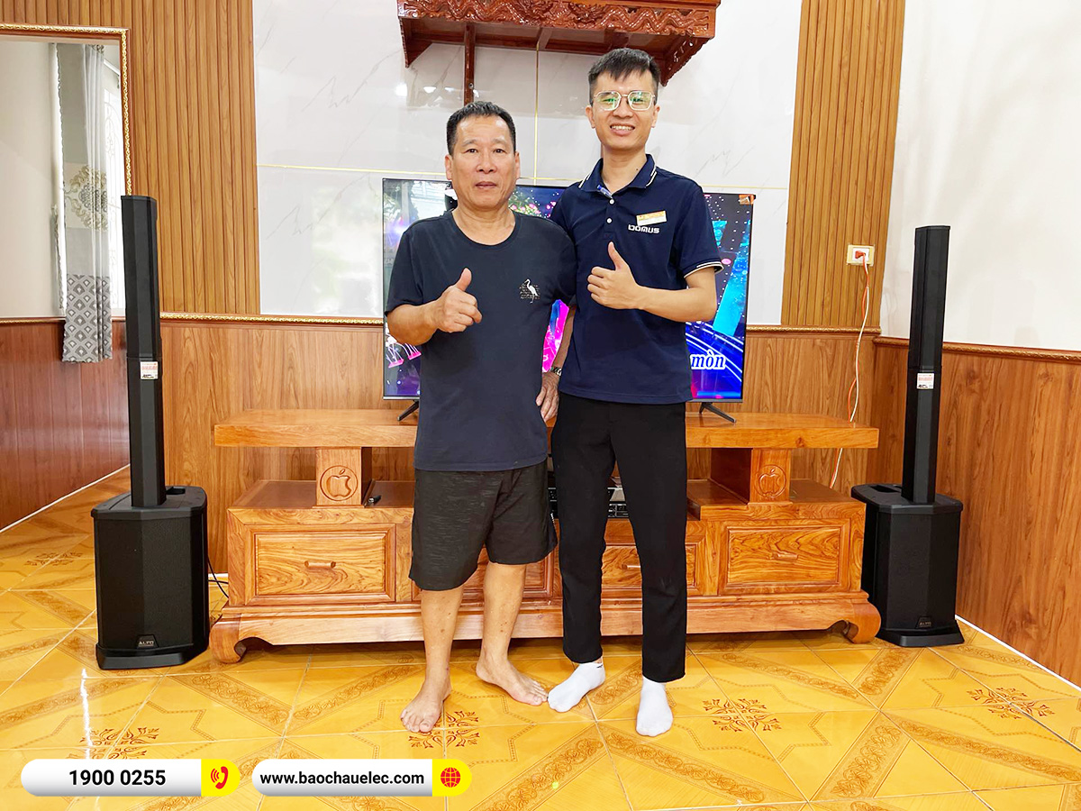 Lắp đặt dàn karaoke di động Alto hơn 31tr cho chú Hà tại Đồng Nai 