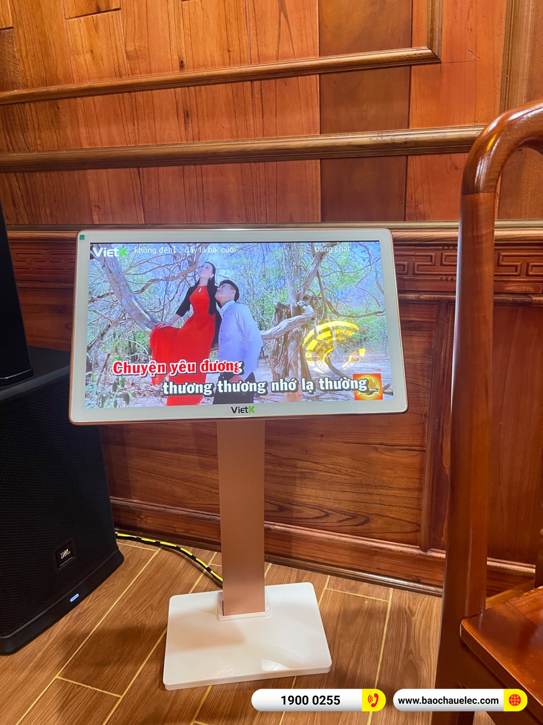 Lắp đặt d&agrave;n karaoke di động JBL hơn 90tr cho anh Linh ở H&agrave; Nội 