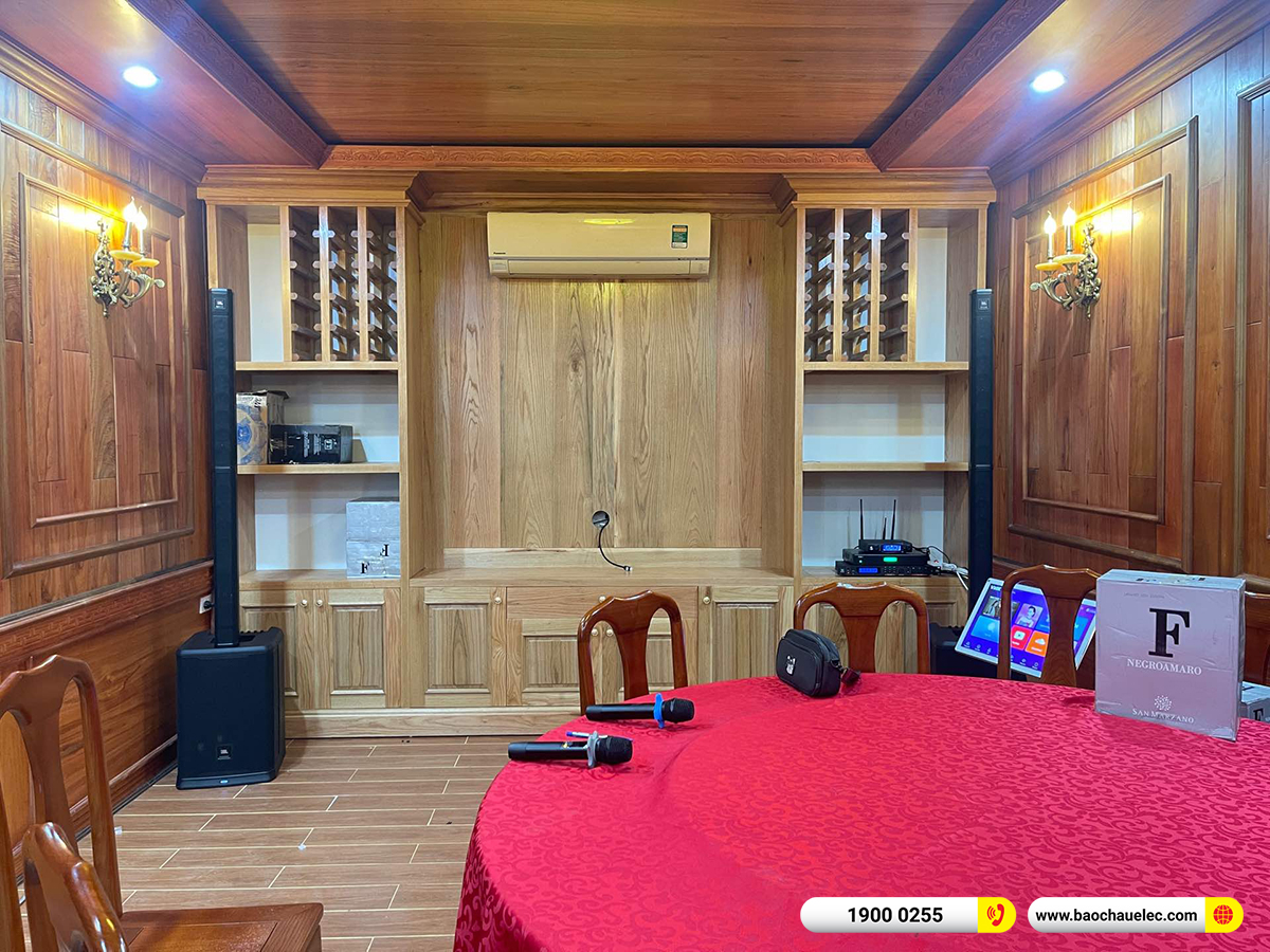 Lắp đặt d&agrave;n karaoke di động JBL hơn 90tr cho anh Linh ở H&agrave; Nội 