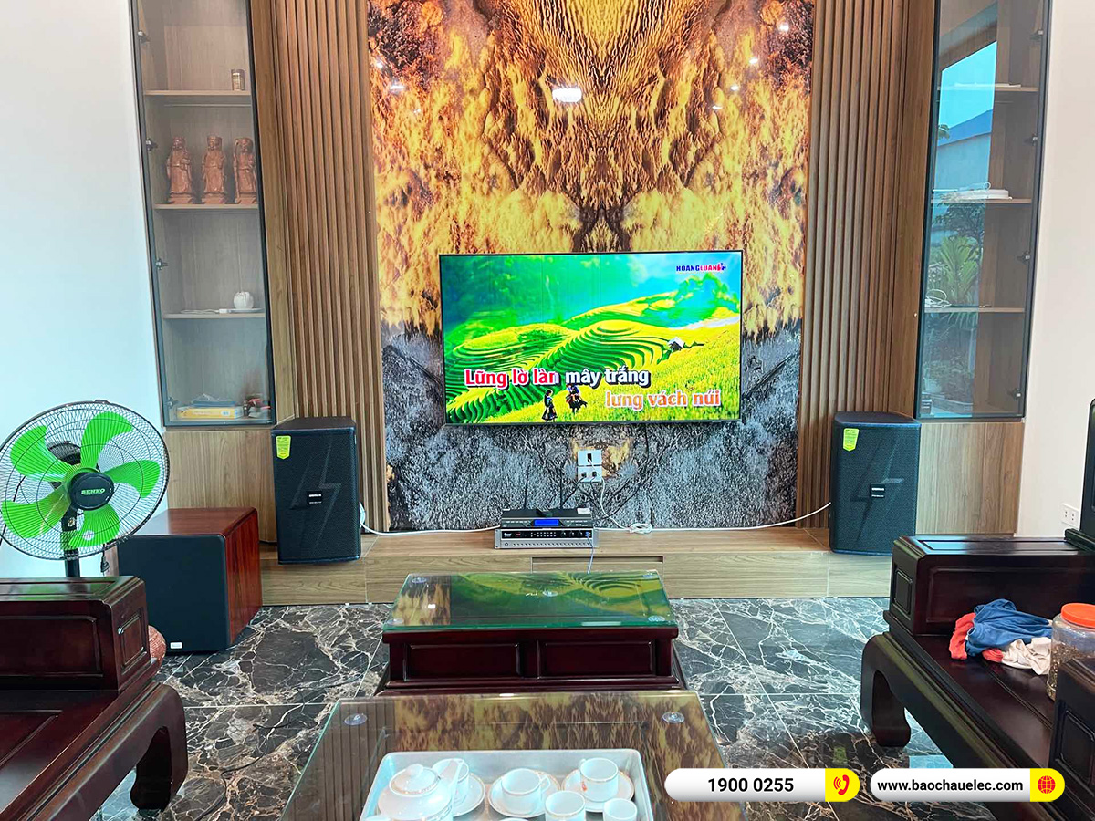 Lắp đặt dàn karaoke Domus hơn 31tr cho anh Hải tại Hà Nội