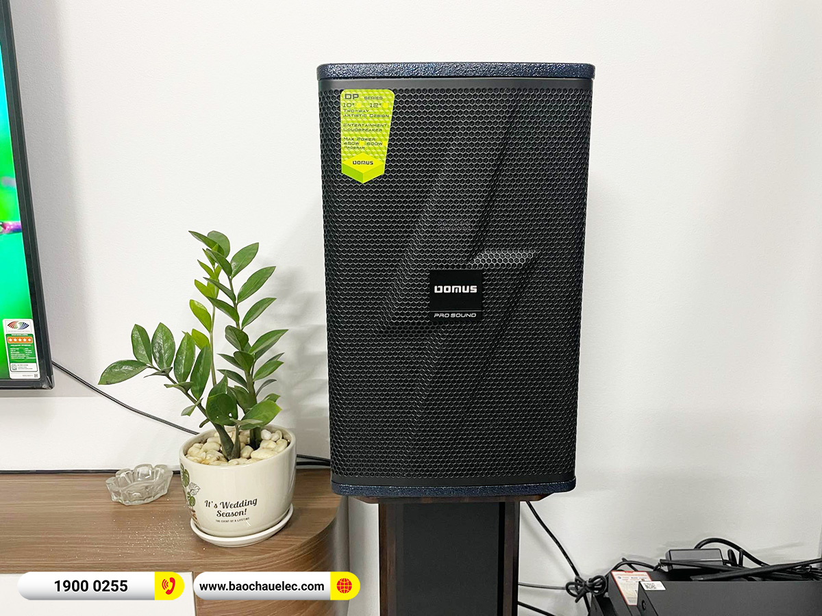 Lắp đặt dàn karaoke Domus hơn 37tr cho anh Hoàng tại Hà Nam