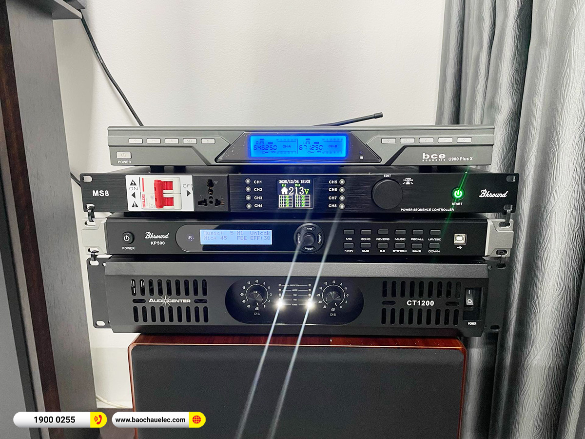 Lắp đặt dàn karaoke Domus hơn 37tr cho anh Hoàng tại Hà Nam