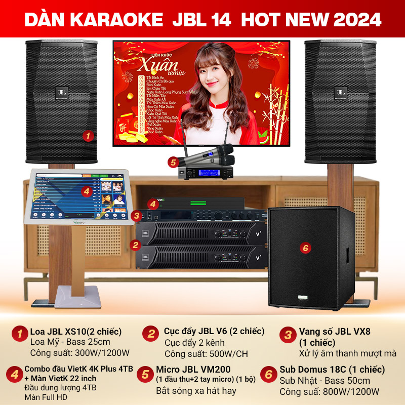 Dàn karaoke JBL 14