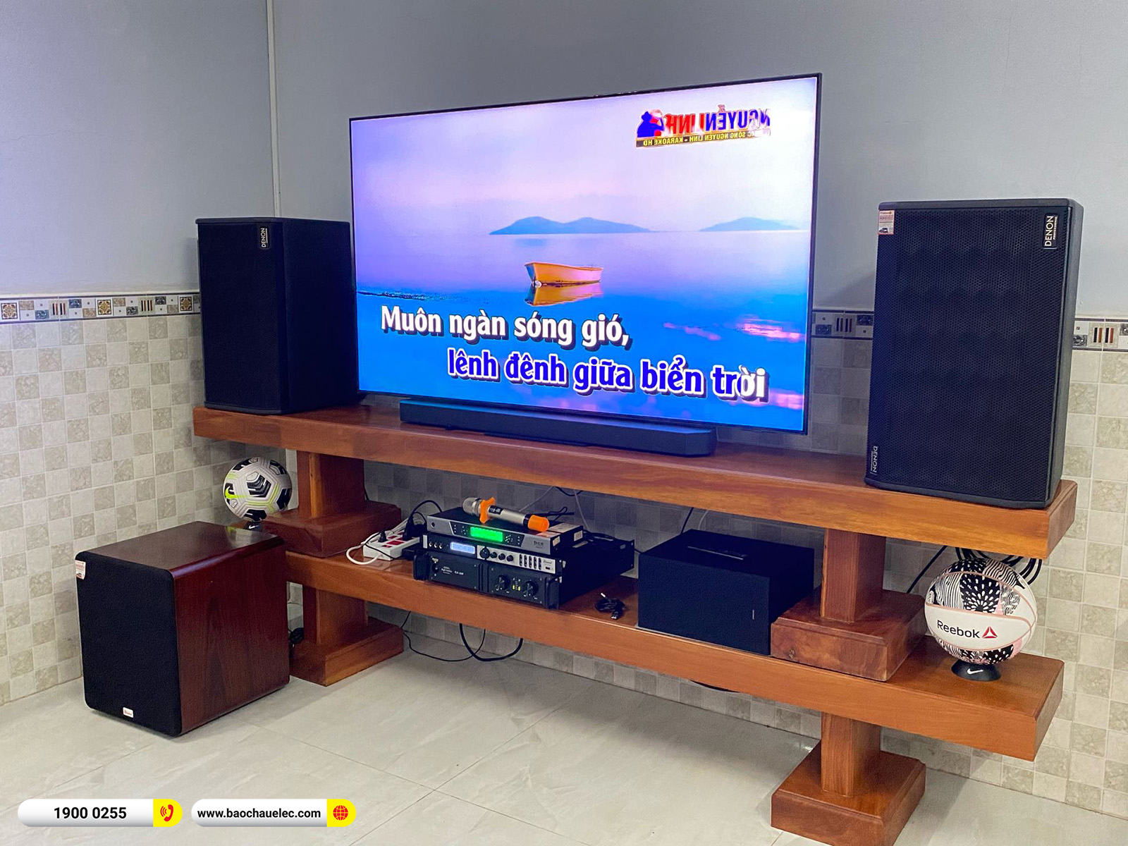 Lắp đặt dàn karaoke Denon gần 45tr cho anh Tài tại Vũng Tàu 