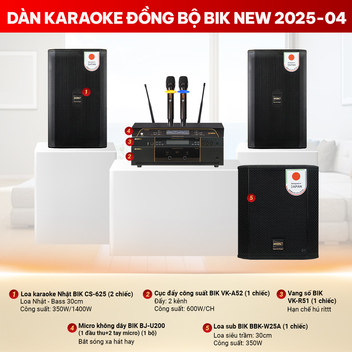 Dàn karaoke đồng bộ BIK New 2025-04