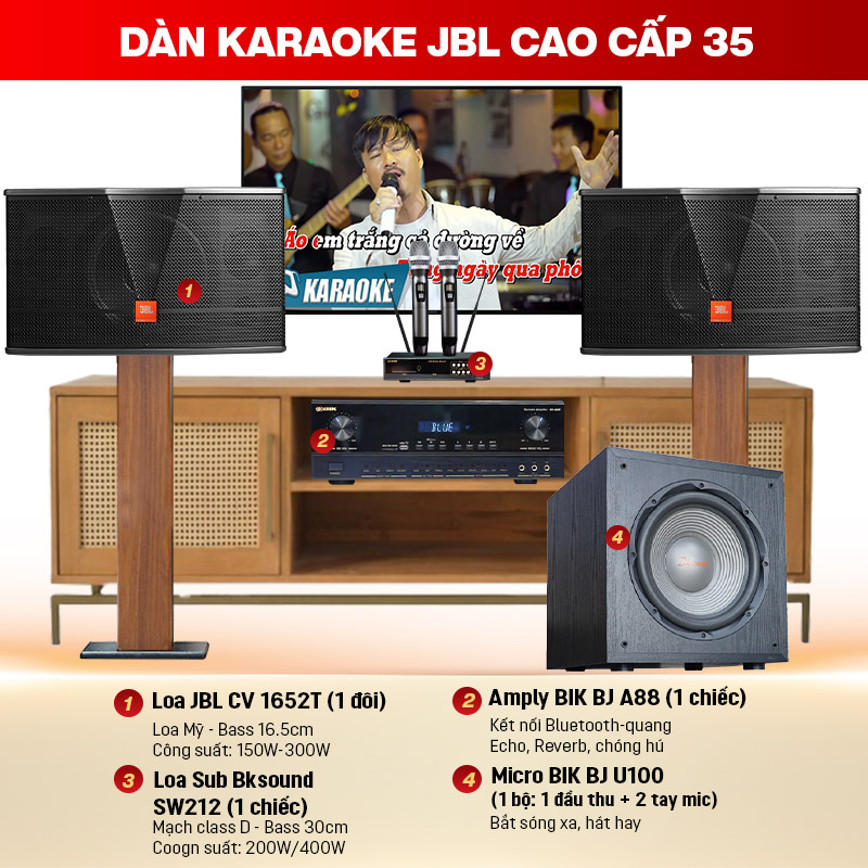 Dàn karaoke JBL cao cấp 35