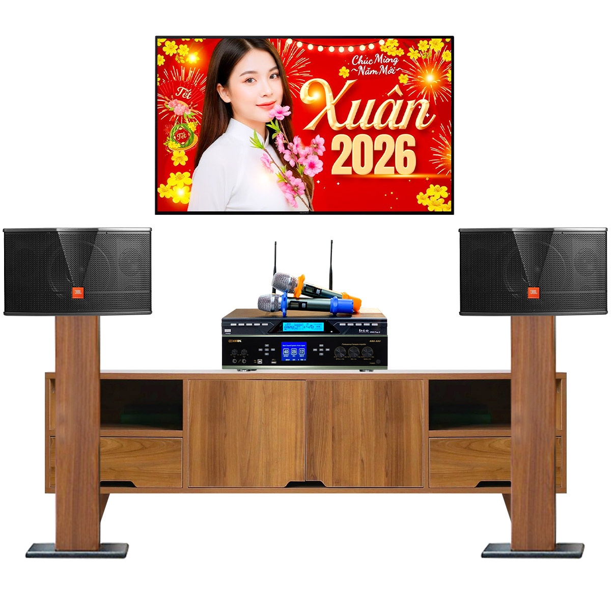 D&agrave;n karaoke gia đ&igrave;nh JBL CV03