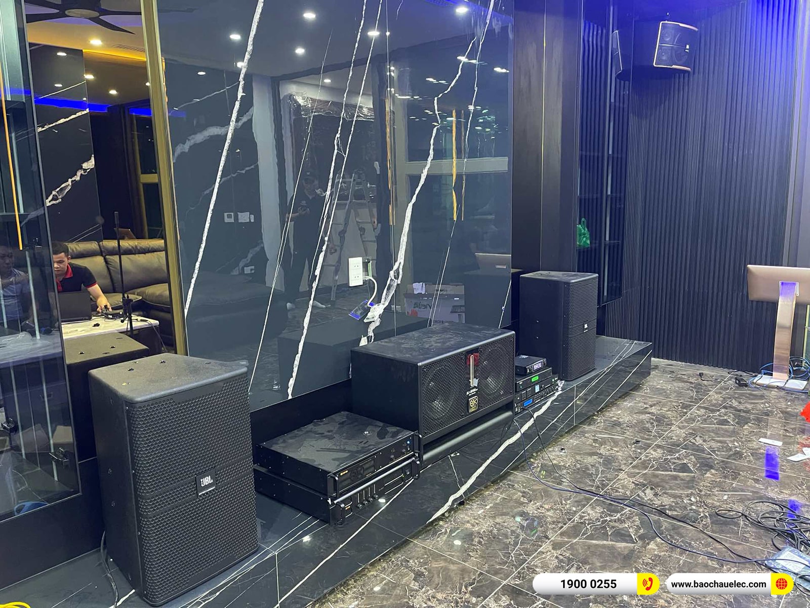 Lắp đặt dàn karaoke JBL gần 115tr cho anh Hà tại Hà Nội 