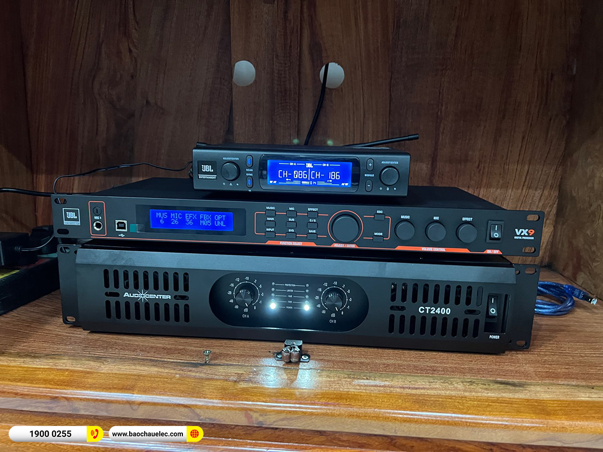 Lắp đặt d&agrave;n karaoke JBL hơn 60tr cho anh Chinh tại Hải Dương 