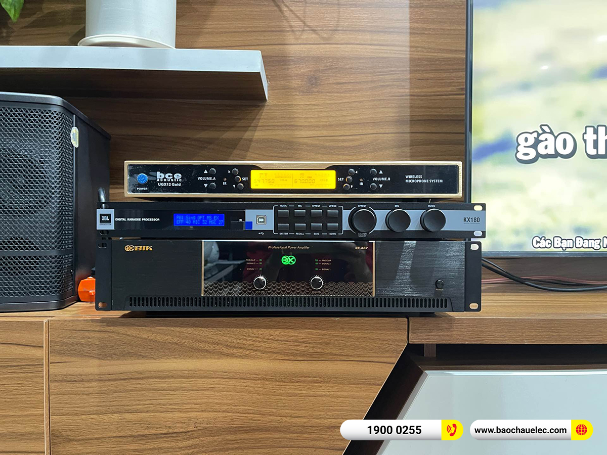 Lắp đặt dàn karaoke JBL hơn 33tr cho anh Cường tại Hà Nội