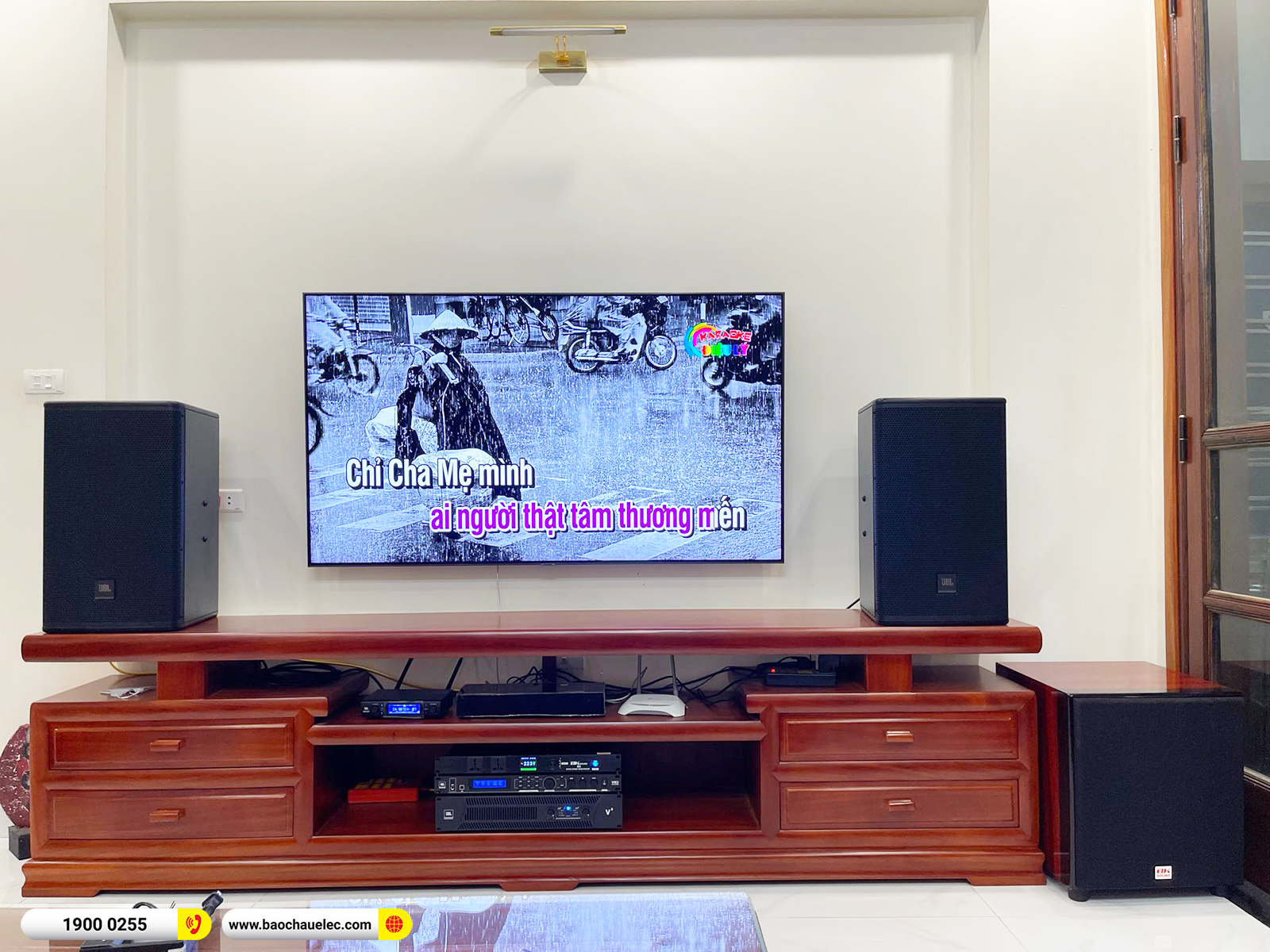 Lắp đặt dàn karaoke JBL hơn 68tr cho anh Đề tại Hà Nội