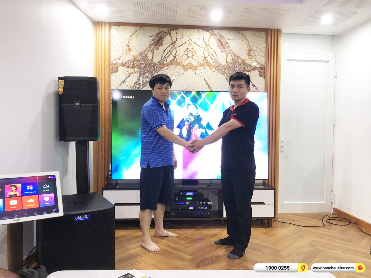 Lắp đặt dàn karaoke JBL hơn 95tr cho anh Dũng tại Hà Nội