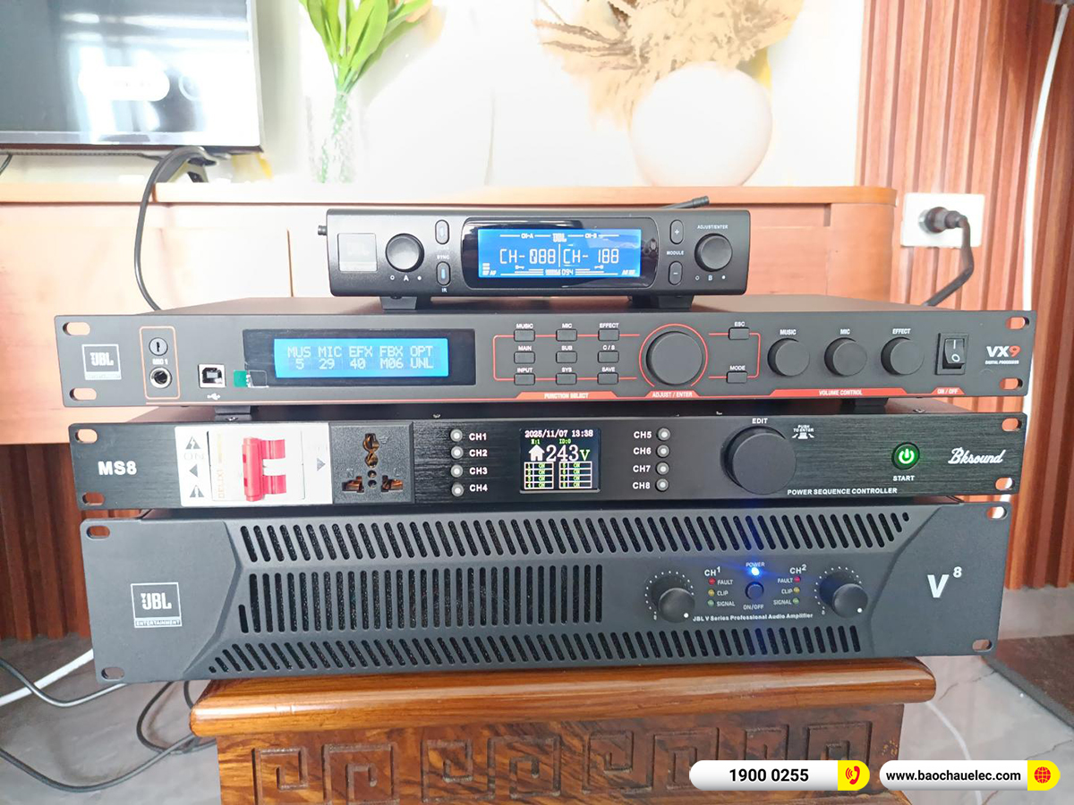 Lắp đặt dàn karaoke JBL hơn 84tr cho anh Dũng tại Phú Thọ