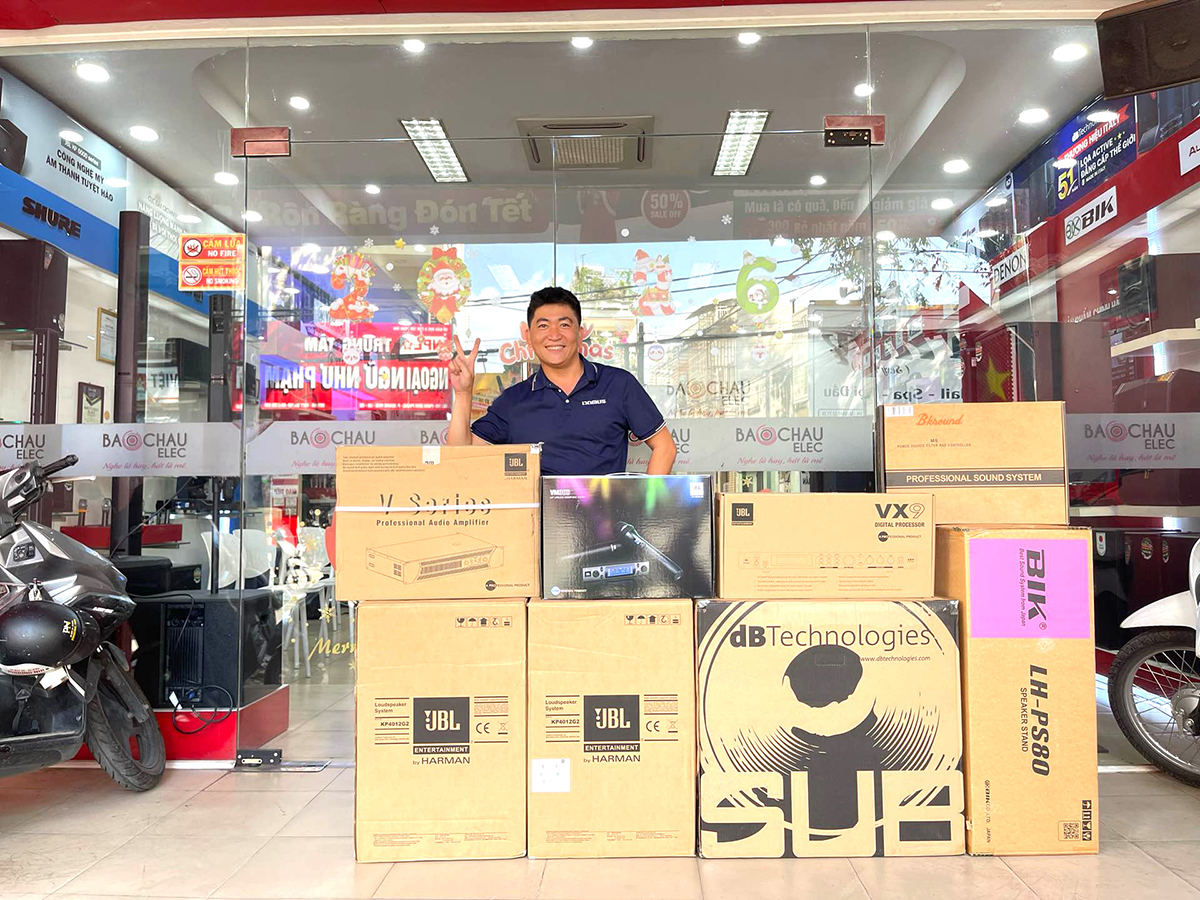 Lắp đặt d&agrave;n karaoke JBL hơn 90tr cho anh Hợi tại Đồng Nai 