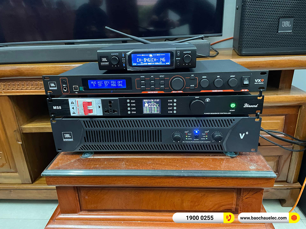 Lắp đặt dàn karaoke JBL hơn 73tr cho anh Kiên tại Hà Nội 