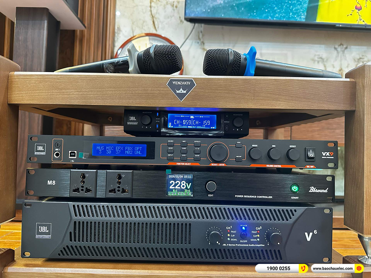 Lắp đặt d&agrave;n karaoke JBL hơn 80tr cho anh Li&ecirc;m tại H&agrave; Nội 