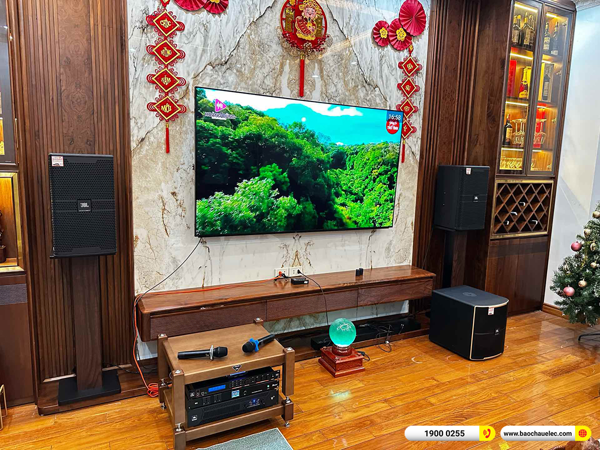 Lắp đặt d&agrave;n karaoke JBL hơn 80tr cho anh Li&ecirc;m tại H&agrave; Nội 