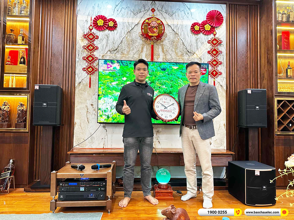 Lắp đặt d&agrave;n karaoke JBL hơn 80tr cho anh Li&ecirc;m tại H&agrave; Nội 