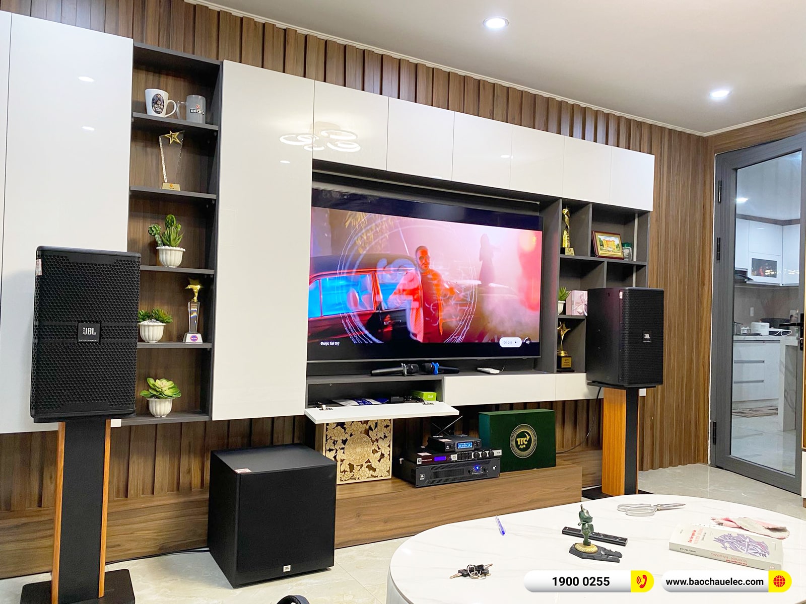 Lắp đặt dàn karaoke JBL hơn 65tr cho anh Linh tại Đồng Nai (JBL KP4010 G2, JBL V6, KX180A, A120P, VM300)