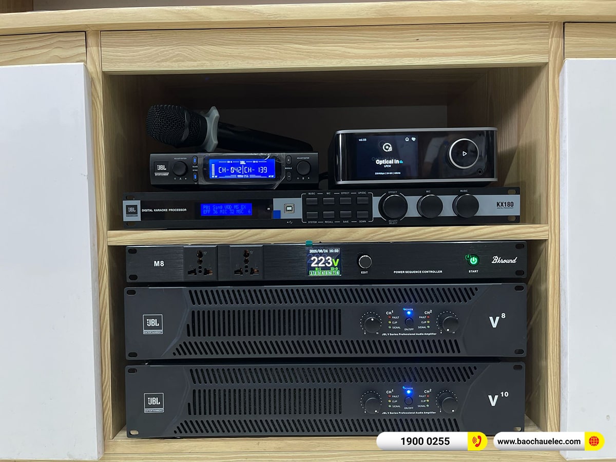 Lắp đặt dàn karaoke JBL hơn 139tr cho anh Long tại TPHCM 